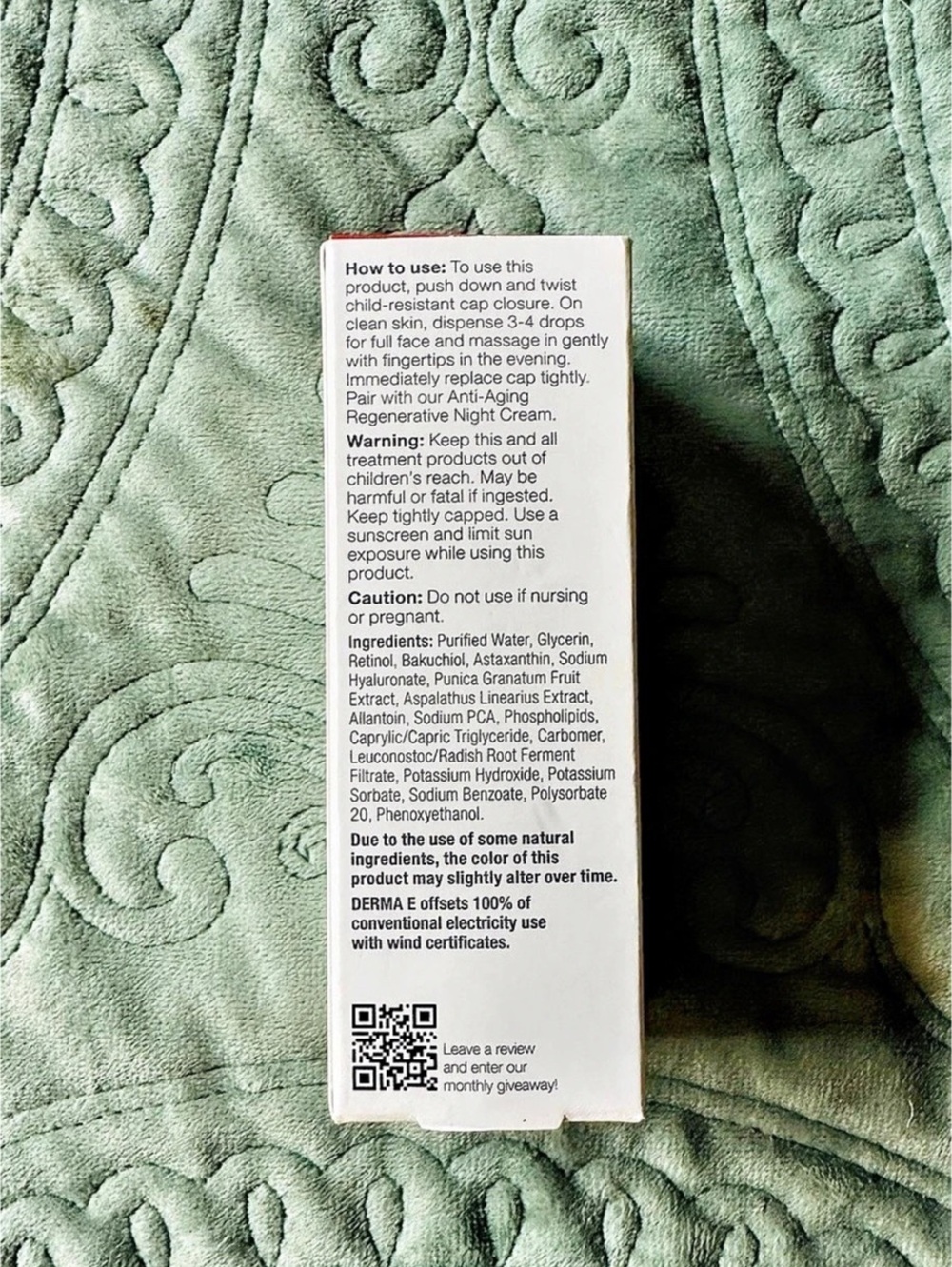 DERMA E Retinol Concentrated Serum 0.5% Visibly Renews Skins Radiance - Picture 6 of 7